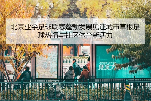 北京业余足球联赛蓬勃发展见证城市草根足球热情与社区体育新活力